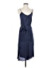 Crippen Solid Blue Casual Dress Size S - photo 1