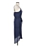 Crippen Solid Blue Casual Dress Size S - photo 4
