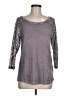 Dantelle Gray 3/4 Sleeve Top Size M - photo 1