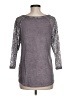 Dantelle Gray 3/4 Sleeve Top Size M - photo 2