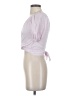 A.L.C. 100% Cotton Pink Short Sleeve Blouse Size S - photo 5