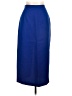 Unbranded 100% Polyester Solid Blue Formal Skirt Size 10 - photo 1