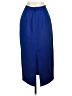 Unbranded 100% Polyester Solid Blue Formal Skirt Size 10 - photo 2