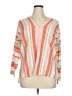 Alashan Stripes Orange Pink Pullover Sweater Size XL - photo 1