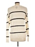 Bobeau 100% Acrylic Stripes Ivory Pullover Sweater Size XL - photo 2