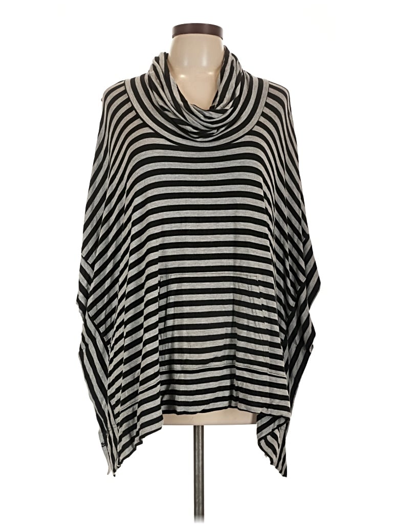Pre-owned Andrea Jovine Poncho In Silver