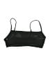 Baja Blue Black Swimsuit Top Size 6 - photo 2