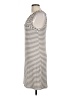 Max Studio Stripes Gray Casual Dress Size L - photo 5