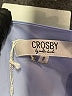 Crosby 100% Polyester Color Block Blue Cocktail Dress Size S - photo 7