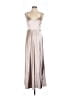 Birdy Grey 100% Polyester Metallic Silver Cocktail Dress Size M - photo 1