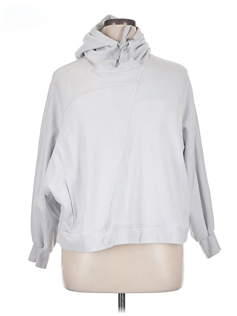Pre-owned Lululemon Athletica Sweatshirt In Gray