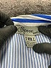 Spoon Jeans Stripes Blue 3/4 Sleeve Button-Down Shirt Size M - photo 7