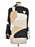 Black Label by Chico's 100% Polyester Color Block Gold 3/4 Sleeve Blouse Size 8 - photo 2