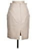 H&M Solid Tan Ivory Formal Skirt Size 6 - photo 2