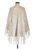 Forever 21 Contemporary Silver Poncho Size Med - Lg - photo 1