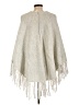 Forever 21 Contemporary Silver Poncho Size Med - Lg - photo 2