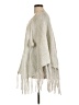 Forever 21 Contemporary Silver Poncho Size Med - Lg - photo 5