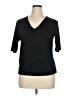 Notations Black Short Sleeve Top Size XL (estimated) - photo 1