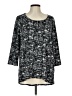 Allison Taylor Black 3/4 Sleeve Blouse Size L - photo 1