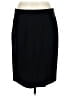 Hilton Hollis Solid Black Wool Skirt Size 12 - photo 2