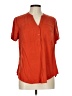 Torrid Orange Short Sleeve Blouse Size Lg Plus (0) - photo 1