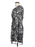Emily Wonder 100% Polyester Paisley Gray Casual Dress Size S - photo 5