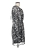 Emily Wonder 100% Polyester Paisley Gray Casual Dress Size S - photo 4