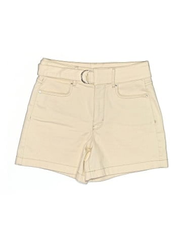 White House Black Market Khaki Shorts (view 1)