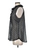 CAbi 100% Polyester Gray Sleeveless Blouse Size M - photo 5