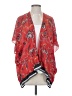 Ann Taylor LOFT 100% Rayon Red Kimono Size XXS - Sm - photo 1