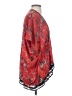 Ann Taylor LOFT 100% Rayon Red Kimono Size XXS - Sm - photo 4
