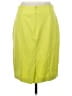 Grace Elements Solid Yellow Green Casual Skirt Size 4 - photo 2