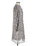 Molly Bracken 100% Polyester Paisley Gray Casual Dress Size M - photo 4