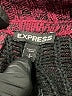Express Plaid Burgundy Cardigan Size S - photo 7