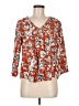 Fun2Fun 100% Rayon Orange 3/4 Sleeve T-Shirt Size M - photo 1