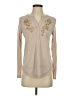 Akemi + Kin Tan Long Sleeve Blouse Size XS - photo 1