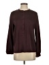CeCe Burgundy Long Sleeve Blouse Size S - photo 1
