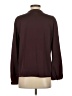 CeCe Burgundy Long Sleeve Blouse Size S - photo 2