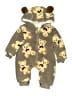 Unbranded 100% Polyester Animal Print Brown Long Sleeve Onesie Size 3-6 mo - photo 1
