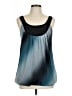 Wrapper Blue Sleeveless Blouse Size L - photo 1