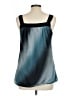 Wrapper Blue Sleeveless Blouse Size L - photo 2