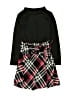 Ava & Yelly Argyle Black Dress Size 7 - photo 2