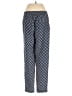 Joe Fresh 100% Polyester Print Blue Casual Pants Size XS - photo 2