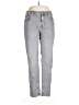 Zara Chevron-herringbone Gray Jeans Size 34 waist - photo 1