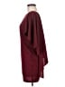 Shein Solid Burgundy Cocktail Dress Size 6 - photo 5