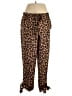 Gibson Latimer 100% Polyester Animal Print Brown Casual Pants Size XL - photo 1