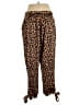 Gibson Latimer 100% Polyester Animal Print Brown Casual Pants Size XL - photo 2