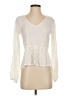 Sim & Sam 100% Rayon Ivory Long Sleeve Blouse Size S - photo 1