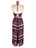 En Creme 100% Rayon Burgundy Jumpsuit Size S - photo 2