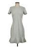 Ann Taylor Solid Gray Casual Dress Size 2 - photo 1